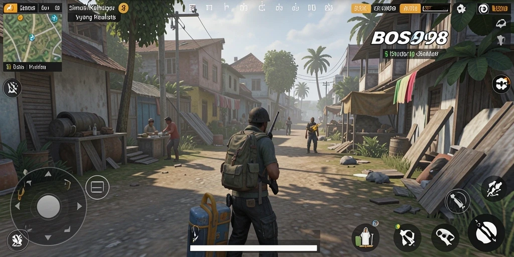Screenshot menunjukkan aksi menarik dalam gameplay BOS898 dengan grafis yang menakjubkan.