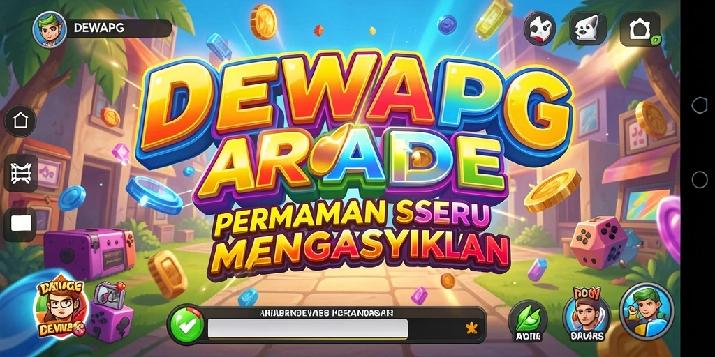 Tampilan screenshot DEWAPG menampilkan aksi seru dalam permainan Arcade.