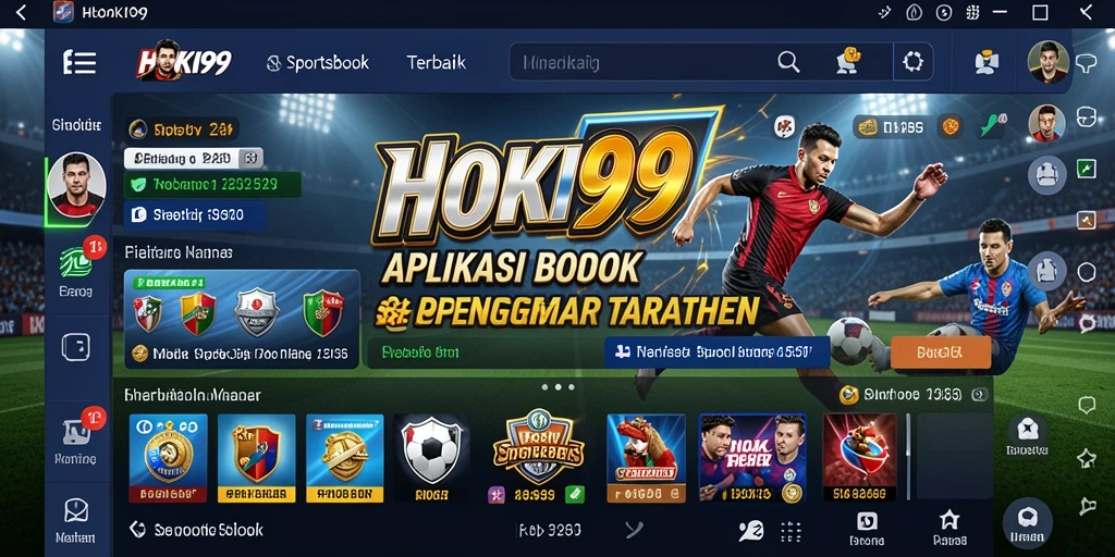 Tampilan gameplay HOKI99 yang menarik dan interaktif untuk taruhan Sportsbook.