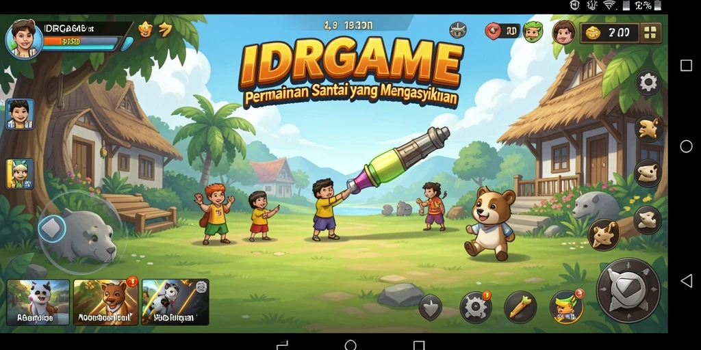 Screenshot yang menunjukkan gameplay seru dan menarik dari IDRGAME.