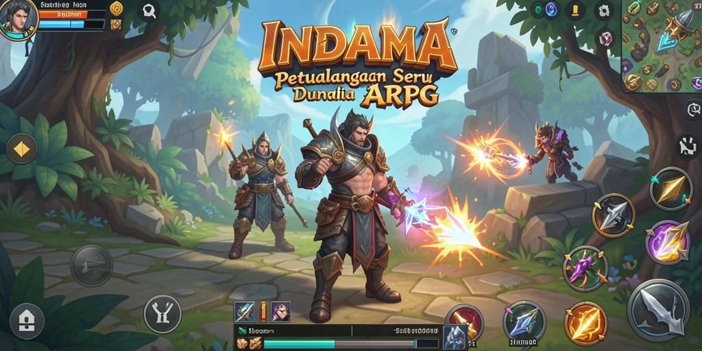 Gameplay menarik ARPG di INDAAA dengan aksi seru.