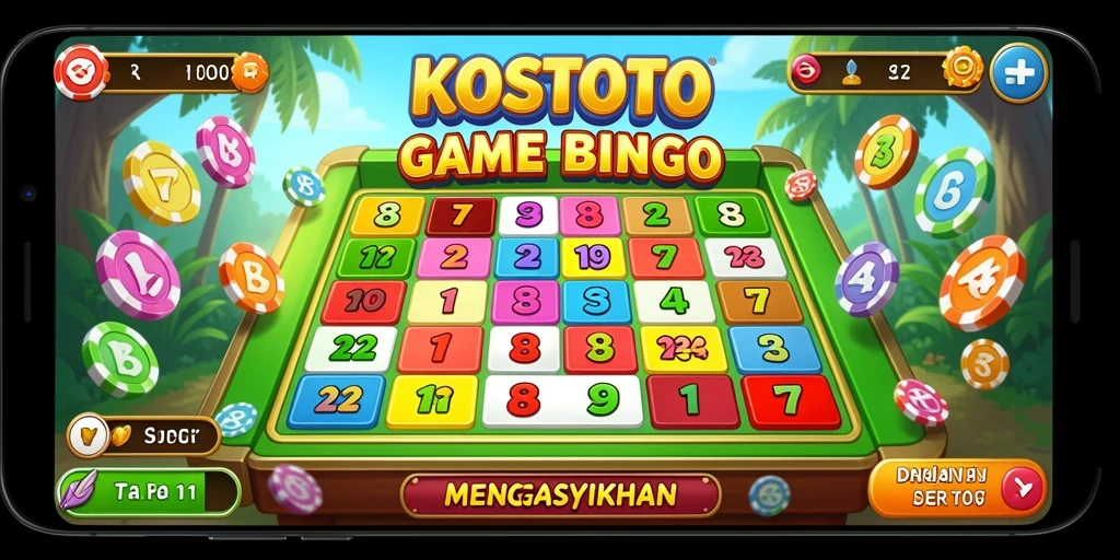 Tampilan antarmuka permainan Bingo yang menarik di KOSTOTO.