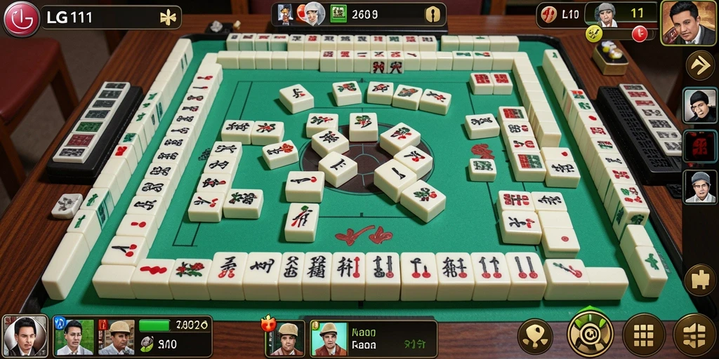 Tampilan gameplay Mahjong yang menarik di LG111.