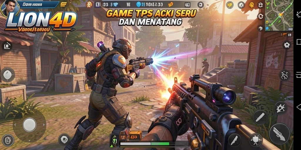 Gameplay LION4D yang penuh aksi dan strategi.
