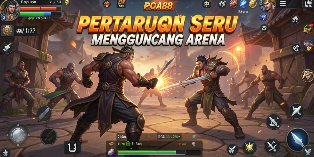 Gameplay seru dan mendebarkan di arena pertempuran POA88.